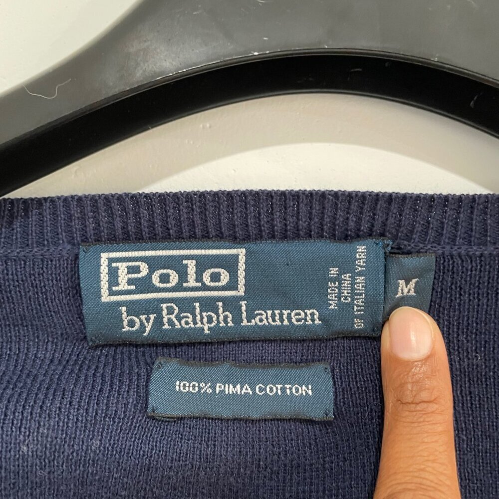 Polo Ralph Lauren Blue Sweater Size M - Picture 4 of 7
